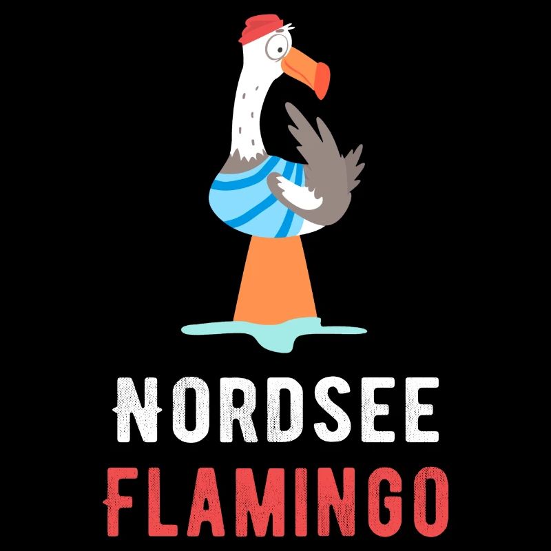 Nordsee Flamingo Moin Möwe