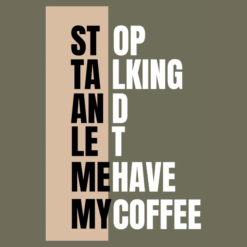 Stop talking – need coffee first