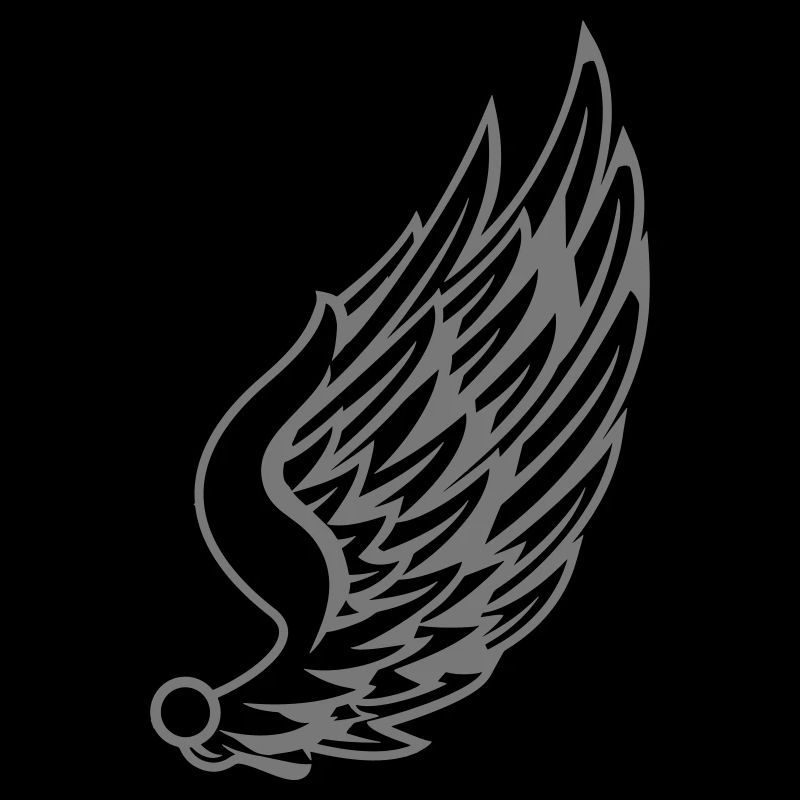 Fire and Wings Illustration Design