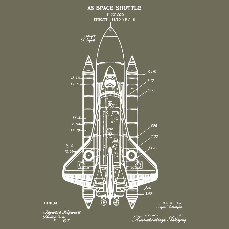 Space Shuttle Blueprint