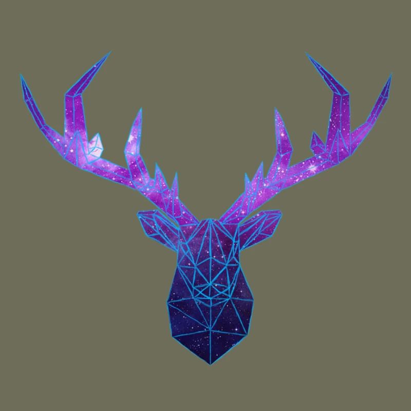 Low Poly Cosmos Deer