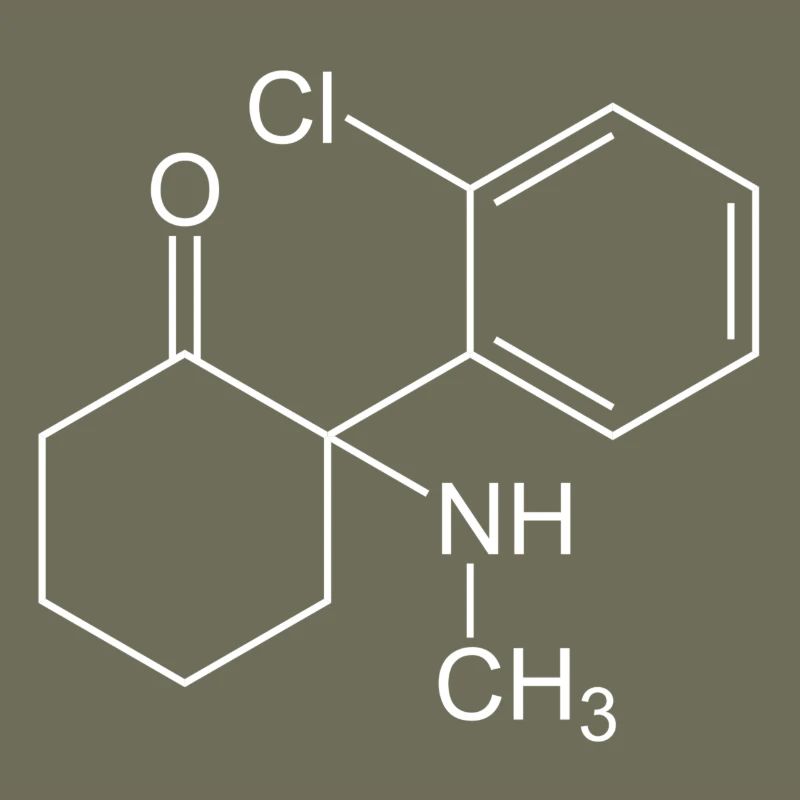Ketamine structural formula