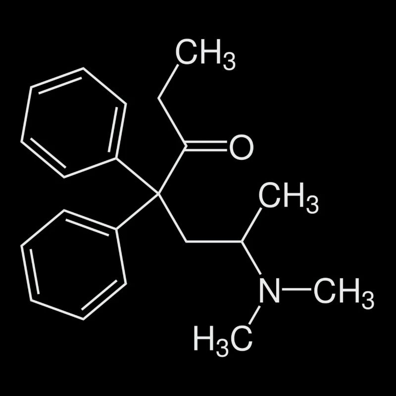 Methadon Strukturformel