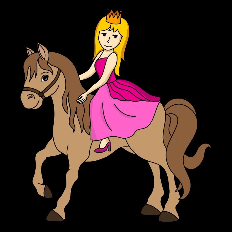 Cheval Princesse Fée Couronne