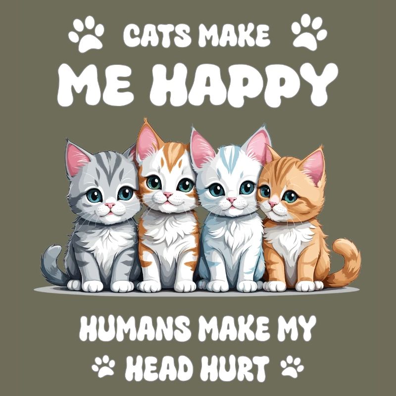 Les chats me rendent heureuse...