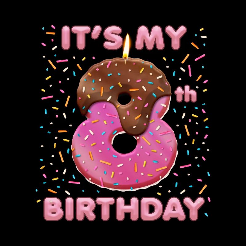 My 8th Birthday Donut