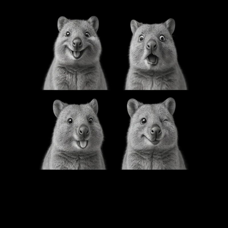 Quokkas heureux