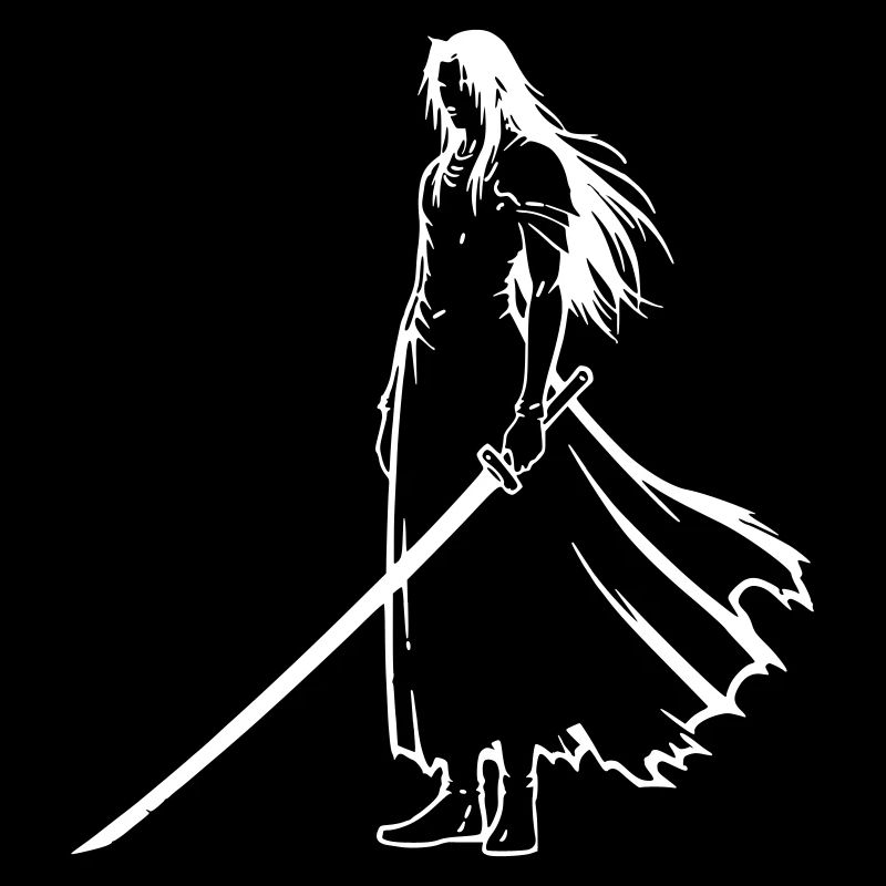 Anime Swordsman Ronin Manga Vector