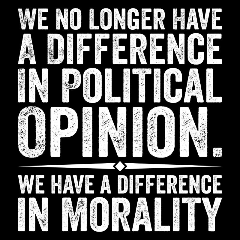 we no longer have difference in political opinion