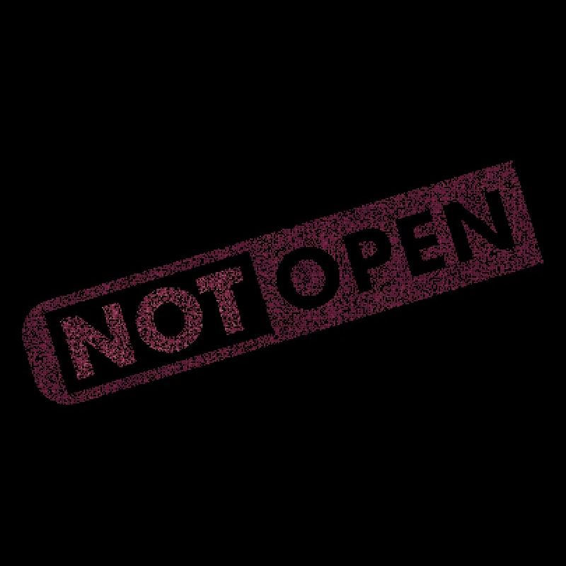 Modern Retro Not Open