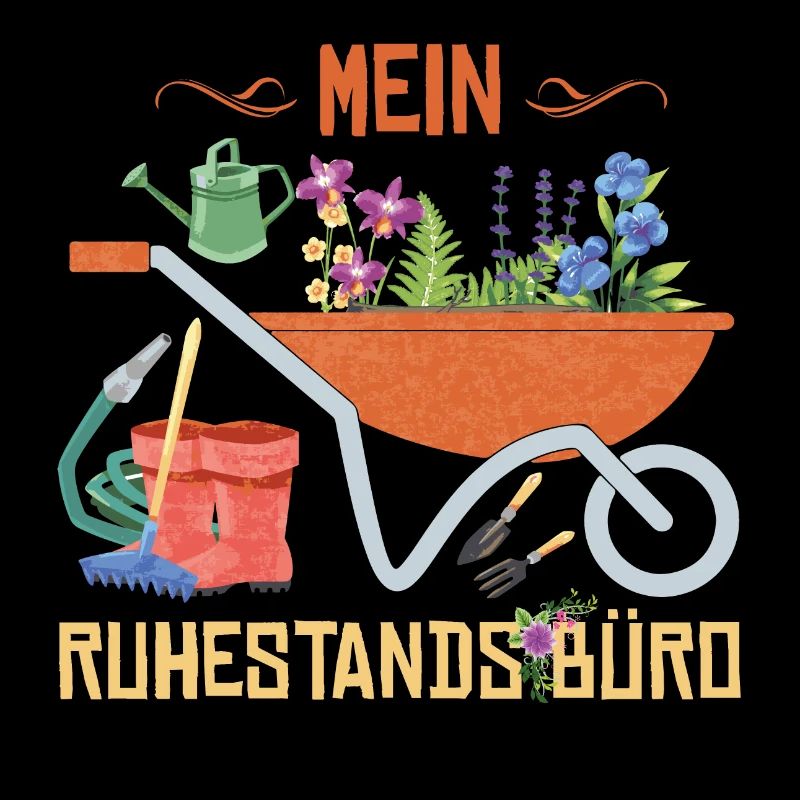 Mein Ruhestandsbüro - Garten