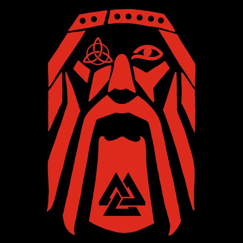 Wikingerkrieger (rot)