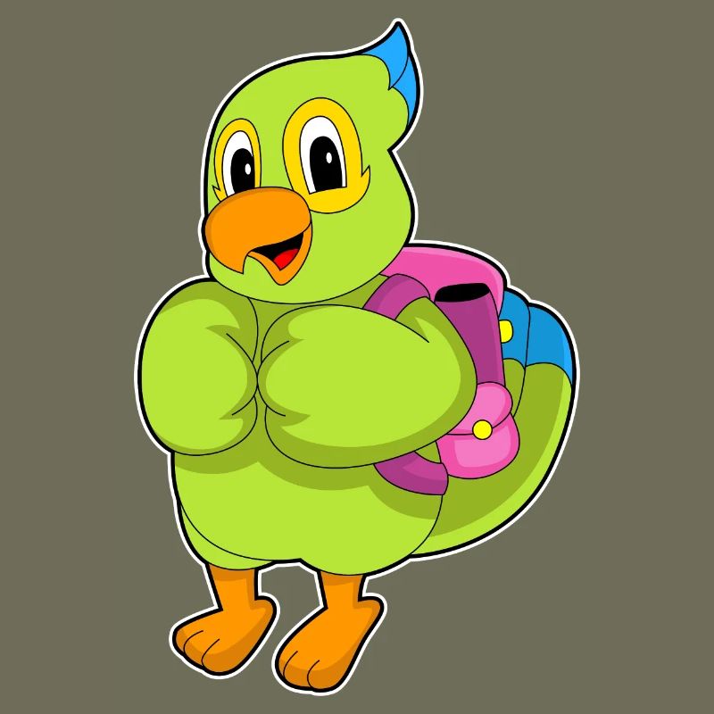 Parrot Student Backpack School
