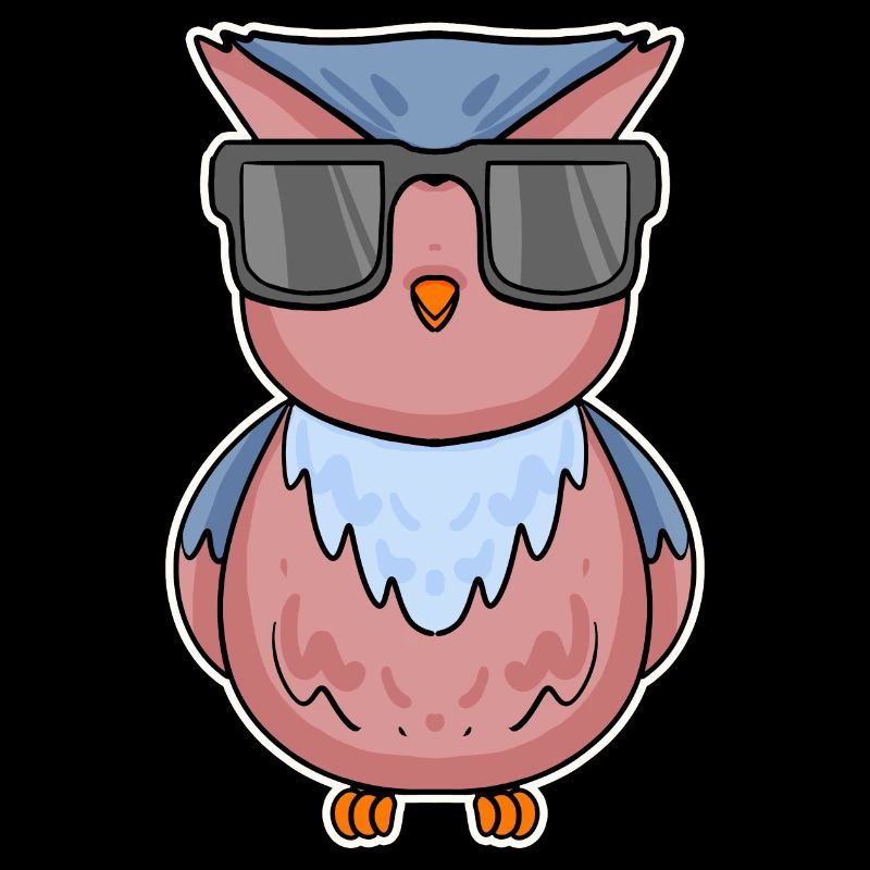 Eule mit Brille