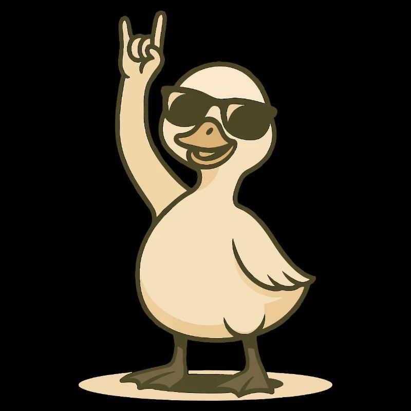 Cool rocker cygne poussin