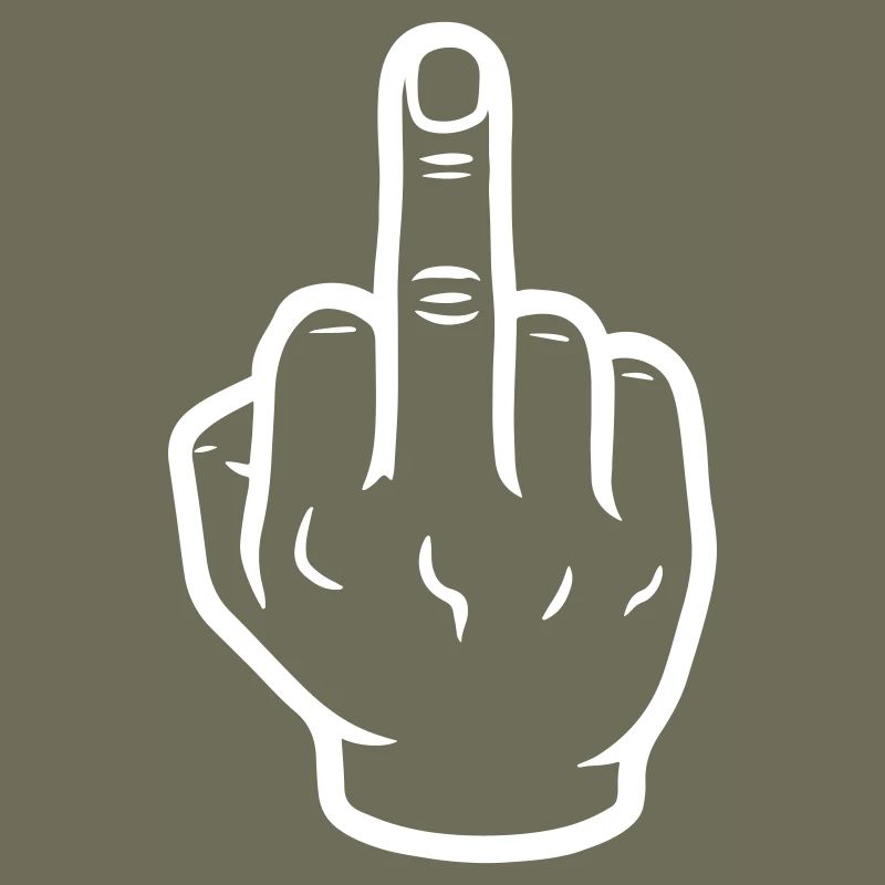 Hand Mittelfinger