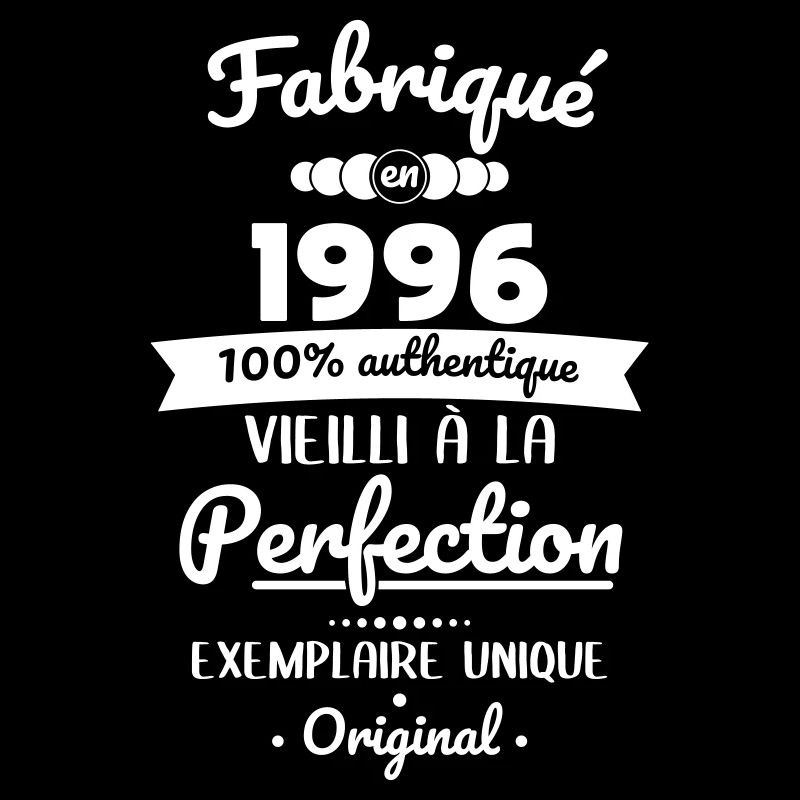 Fabriqué en 1996 – Vieilli à la perfection