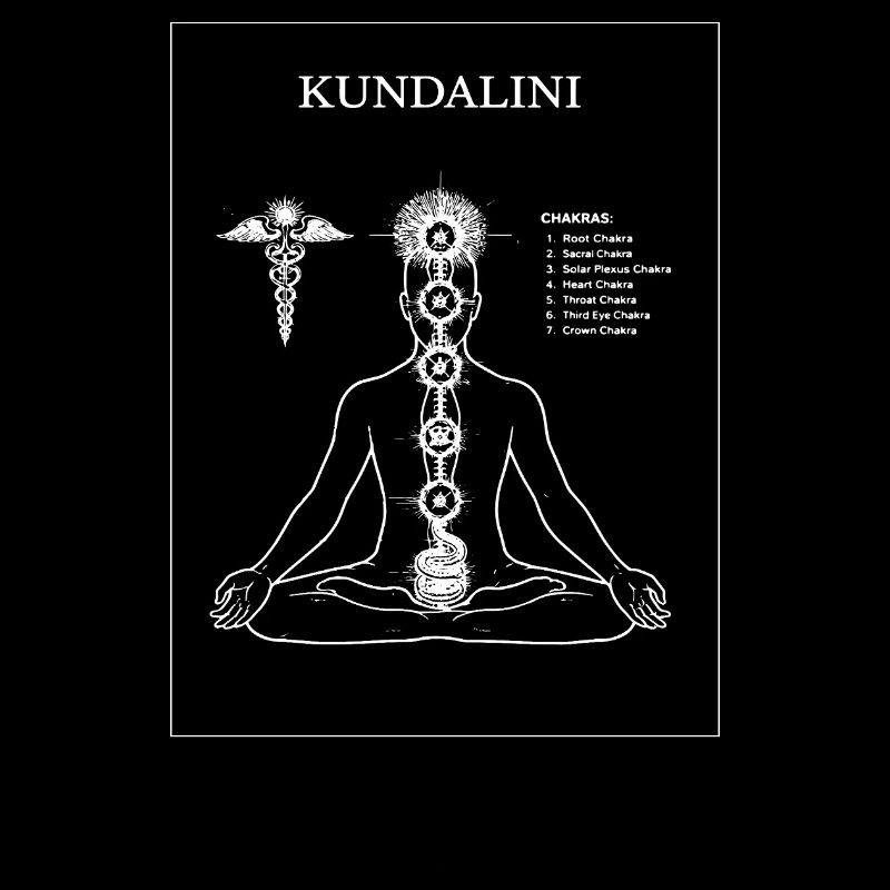 Kundalini-Chakra-Linienkunst-Meditation