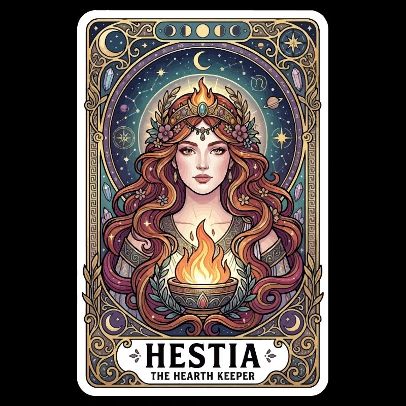 Hestia Tarot Card
