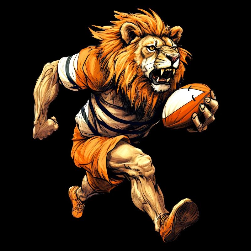 Lion rugby player