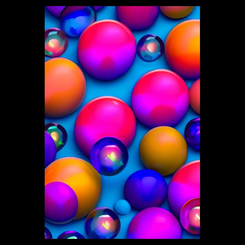 Bulles colorées