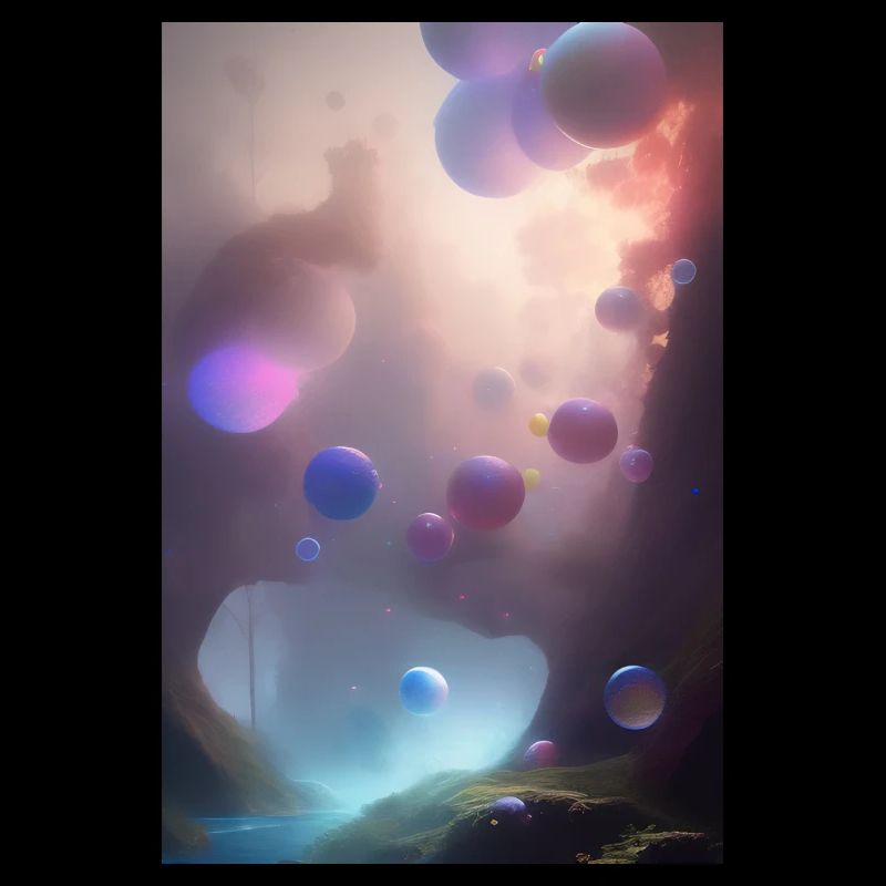 Bulles colorées