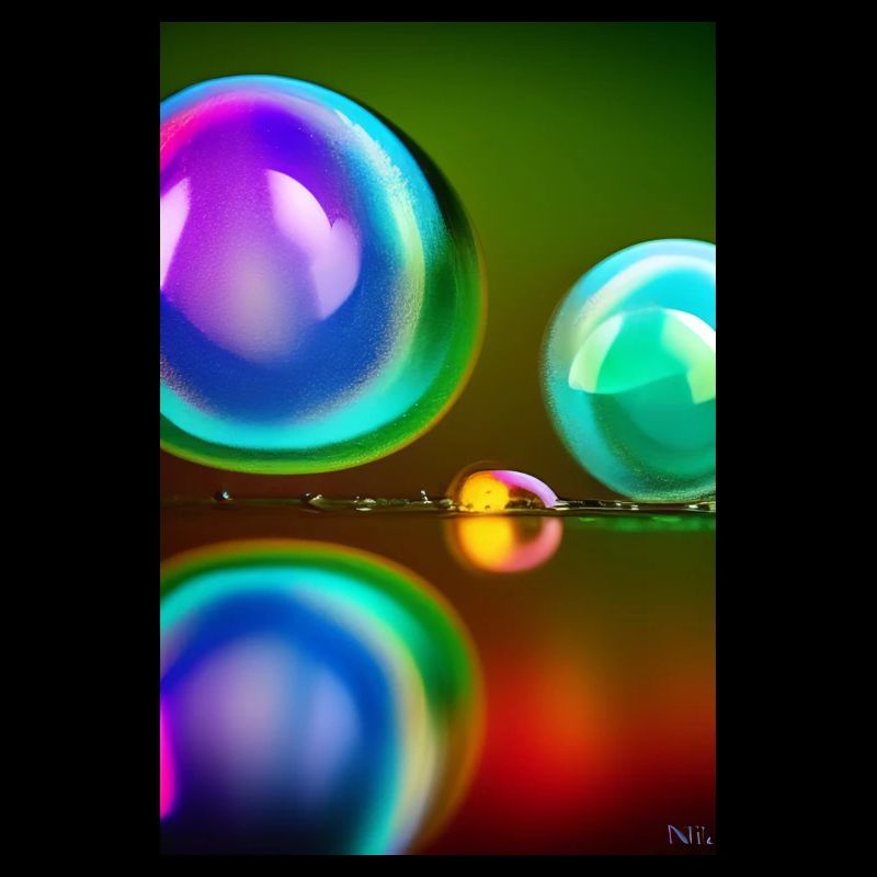 Bulles colorées