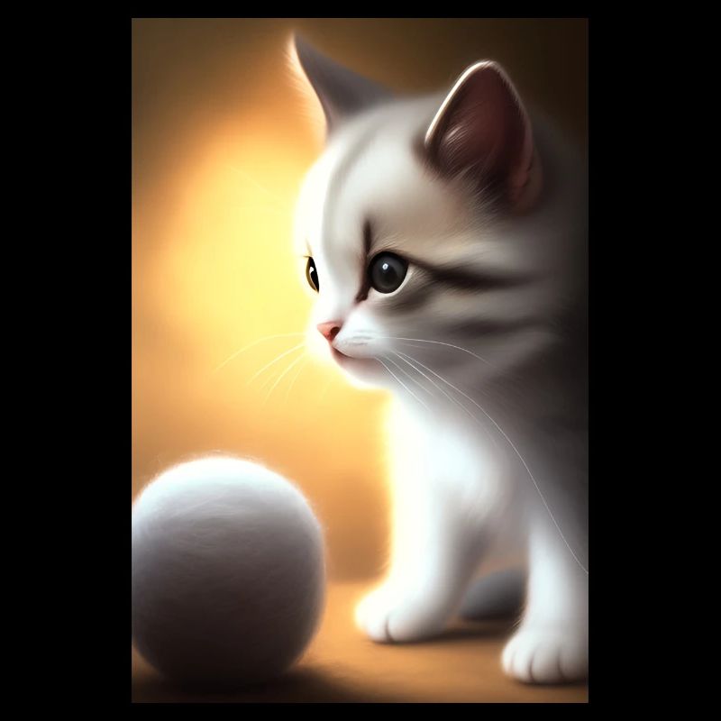 Petit bébé chat mignon