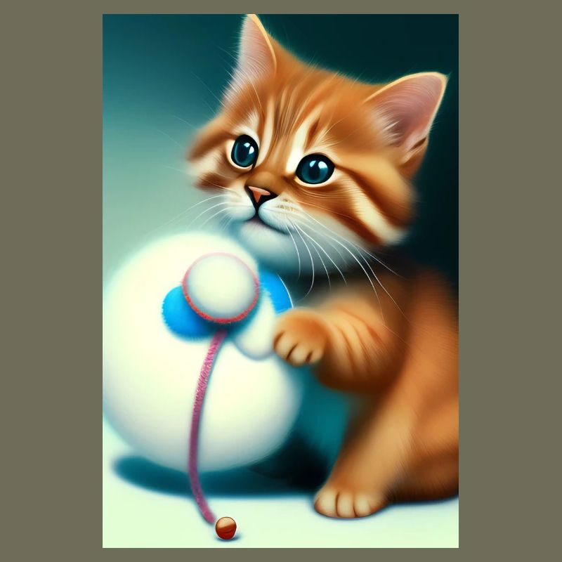 Petit bébé chat mignon