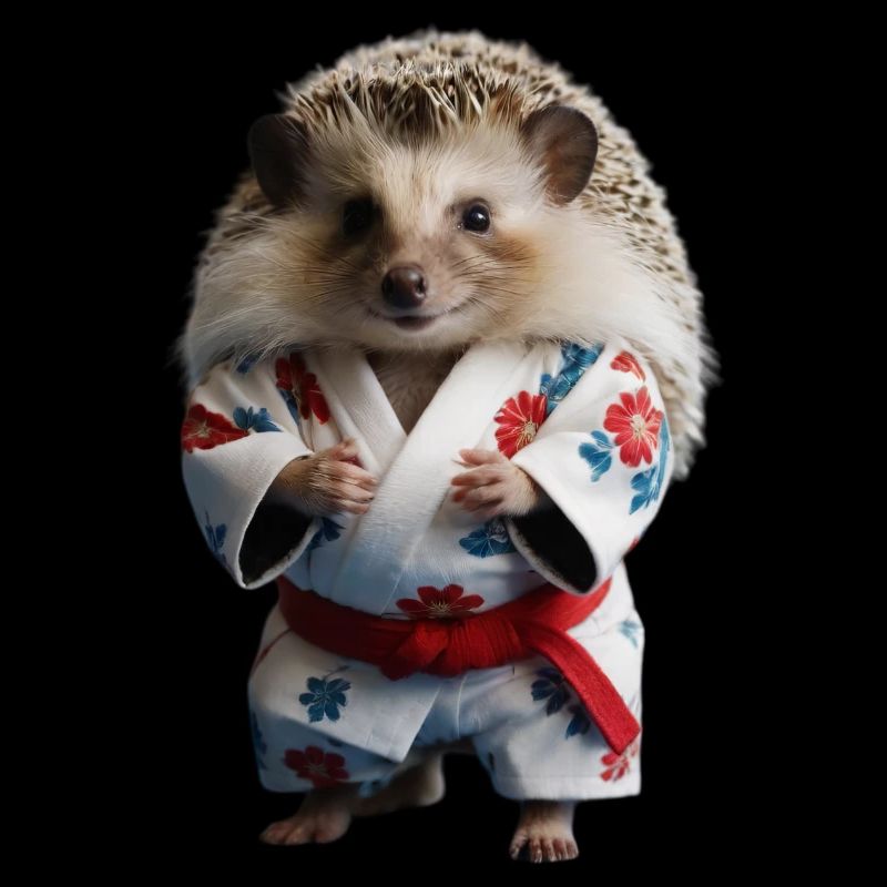 Sportlicher Igel