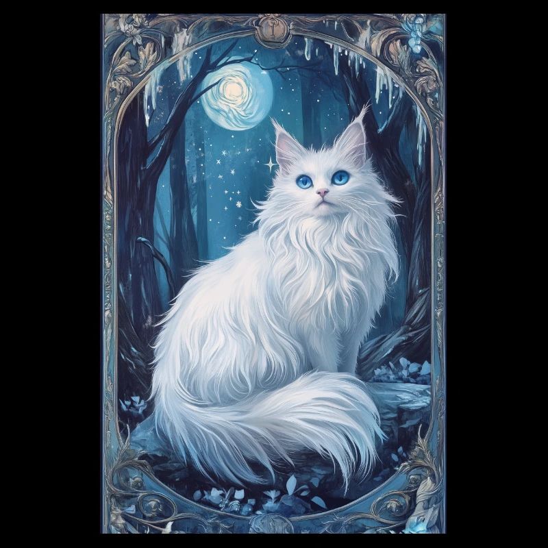 Cloudtail Cloud Tail Beau chat blanc hiver