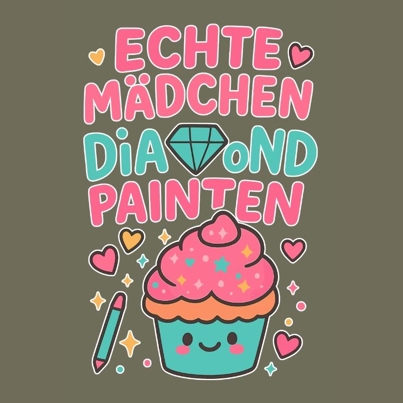 Echte Mädchen Diamond painten