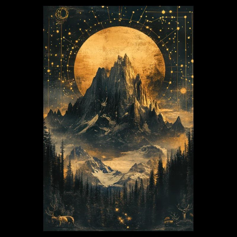 Celestial Mountain Dreamscape