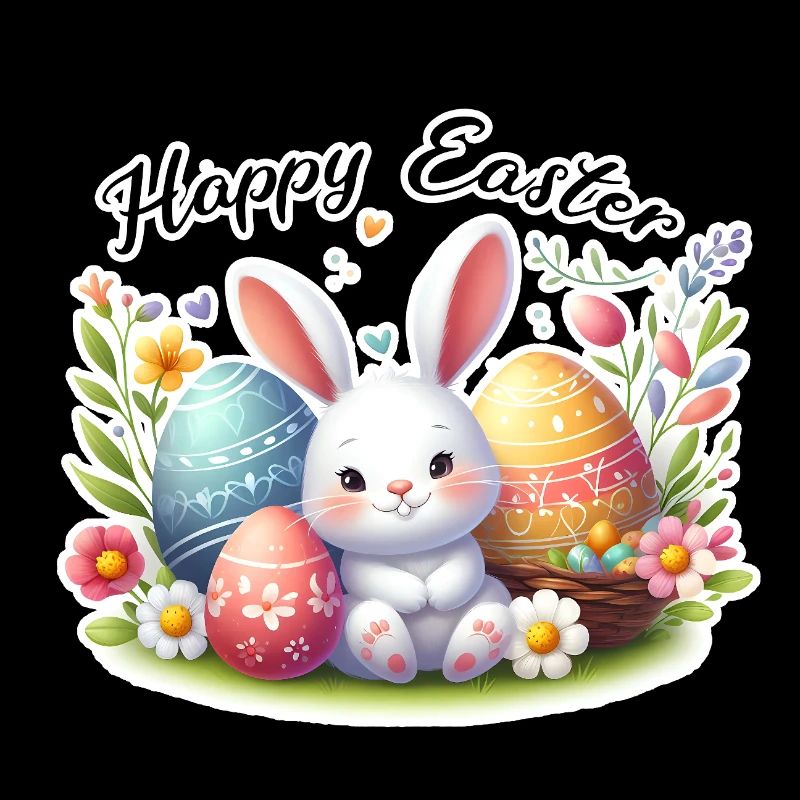 Joyeux lapin de Pâques