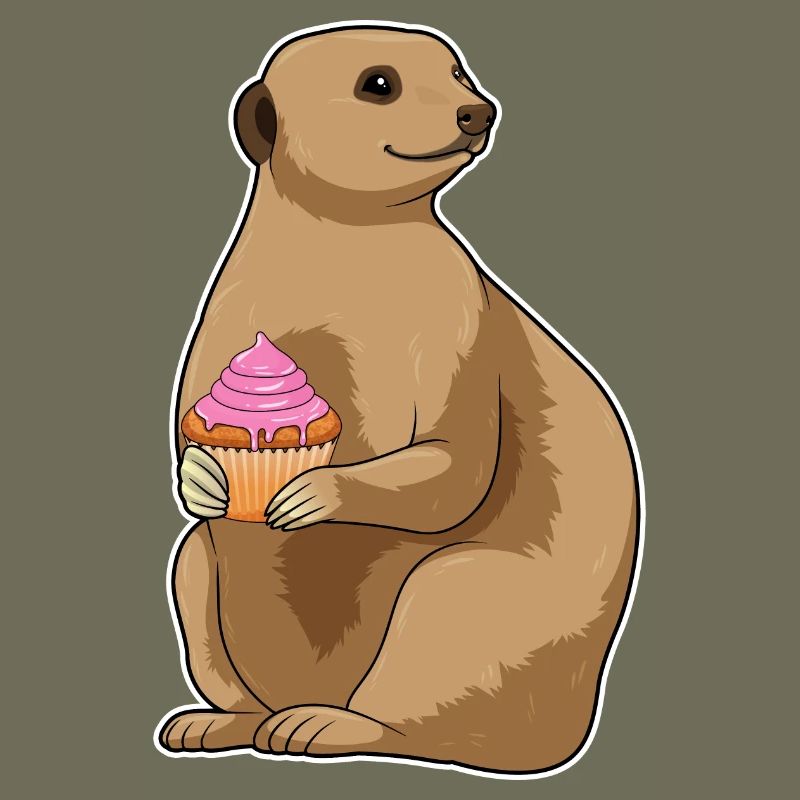 Erdmännchen Muffin