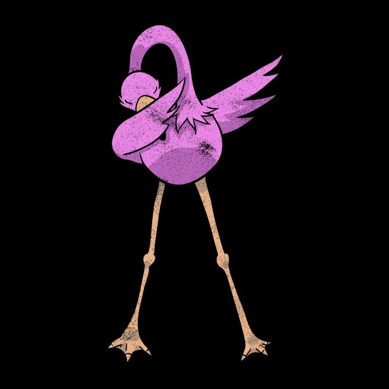 Dabbing Flamingo