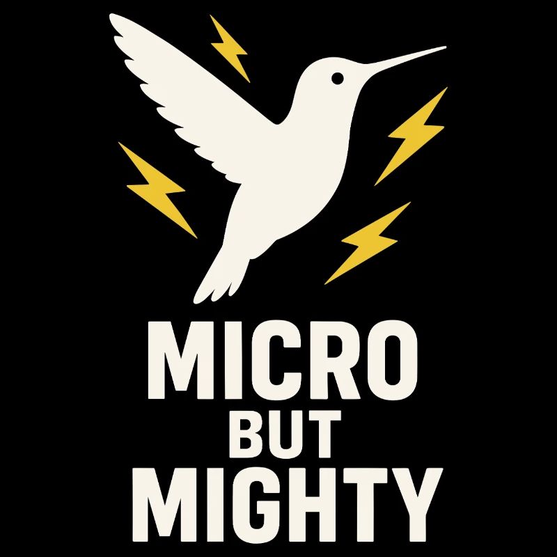 Funny Hummingbird Mem Tiny Bird Big Energy
