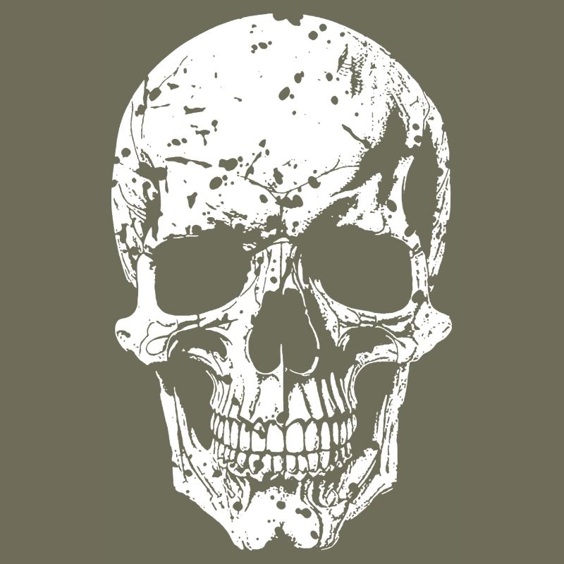 Bone-Skull Silhouette
