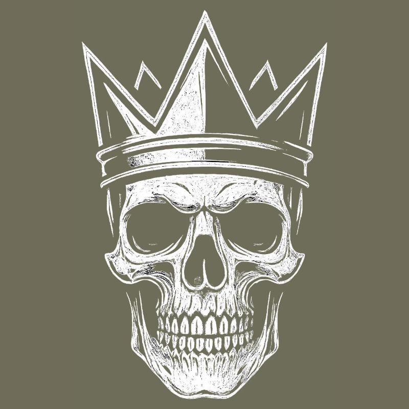 Skull with Crown – Gothic Vibes