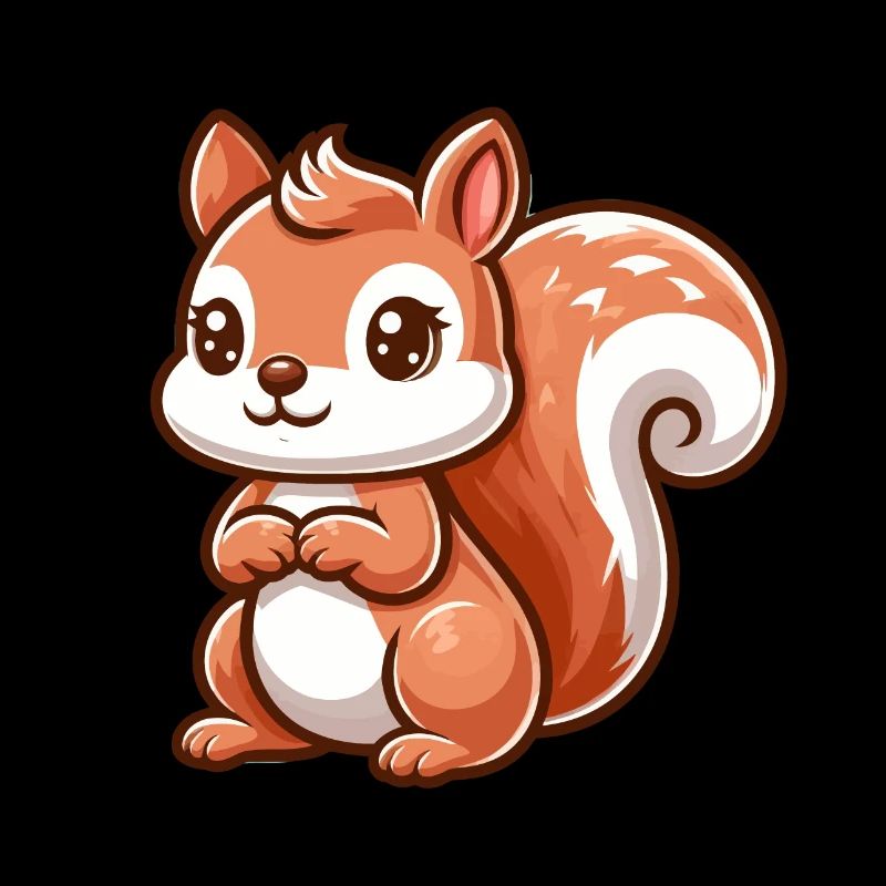 Niedliches kleines Eichhörnchen