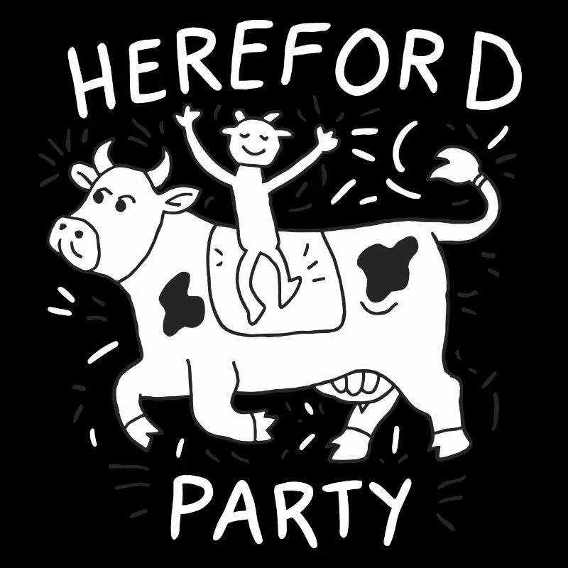 Cow Party with Herefords