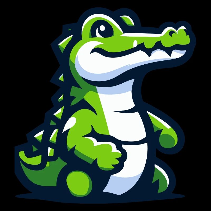 Crocodile sur la piste