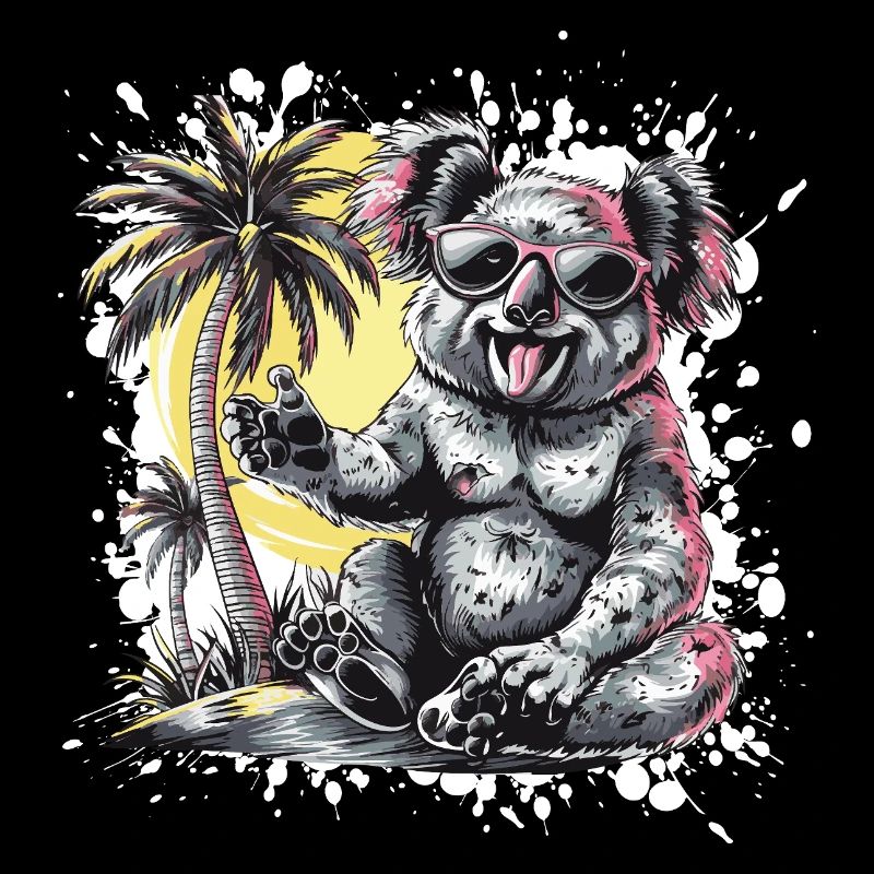 Koala Island Palm Tree