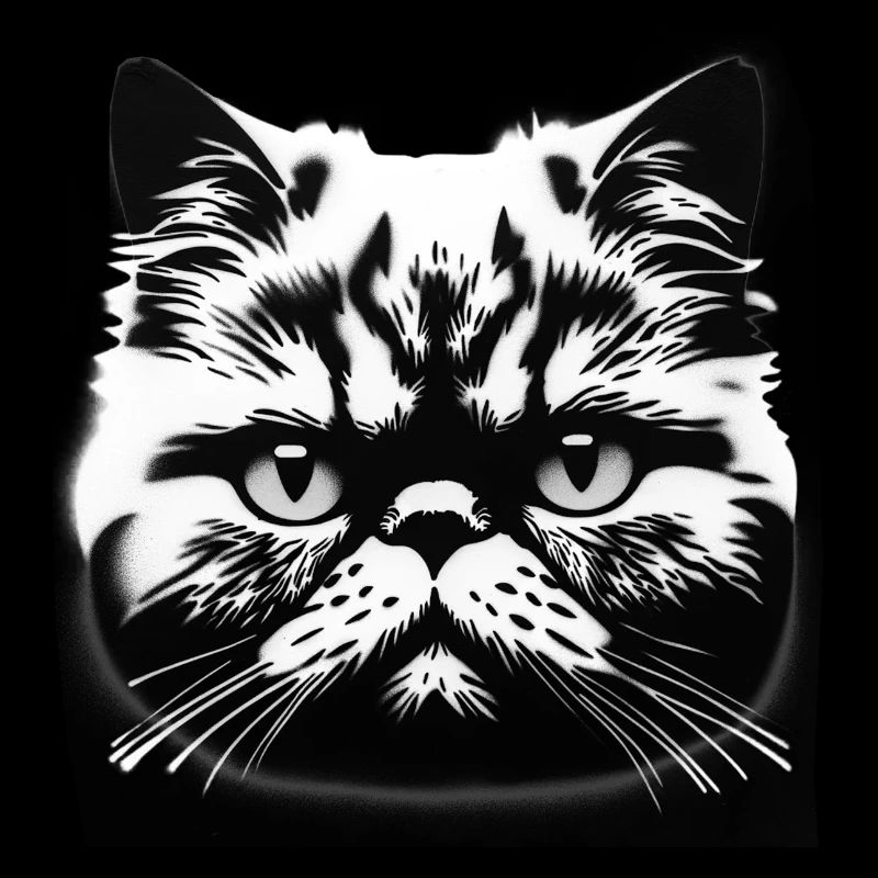 Rond Pubby Chat Mâle