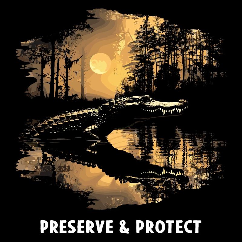 Preserve & Protect Crocodile Alligator Caiman Repti