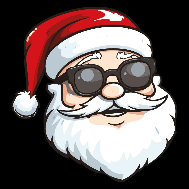 Weihnachtsmann sonnenbrille