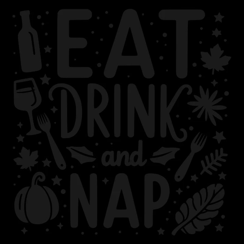 Essen, Trinken und Nickerchen machen