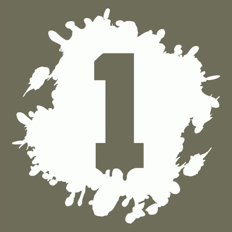1 klecks