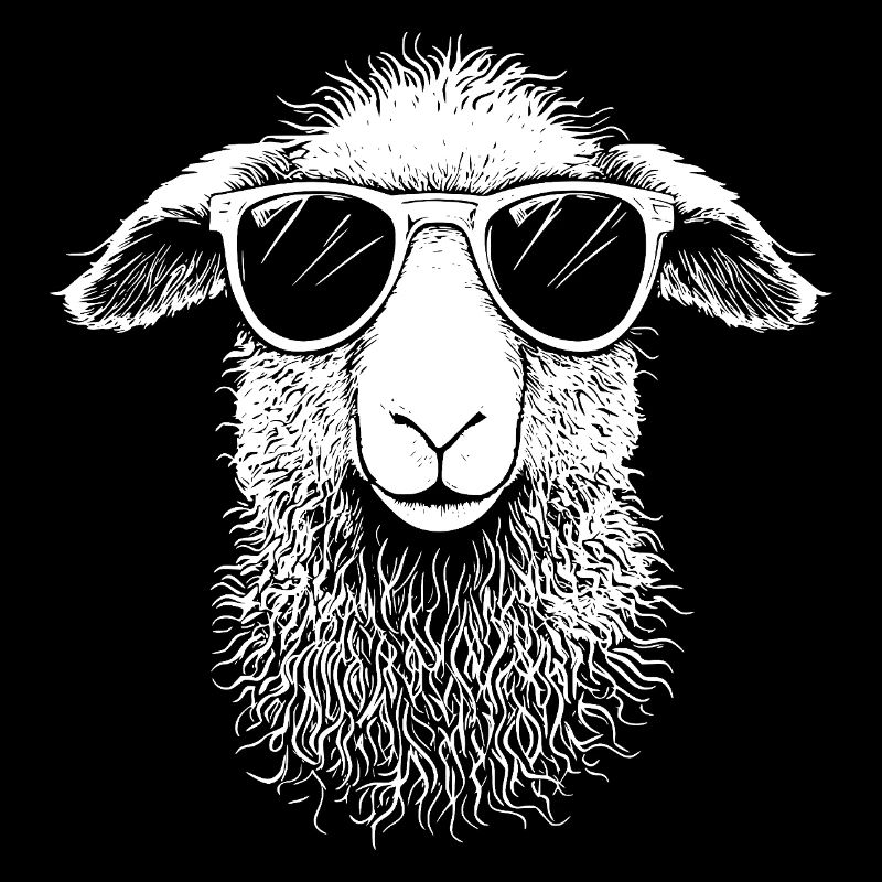 Cool Schaf Sonnenbrille