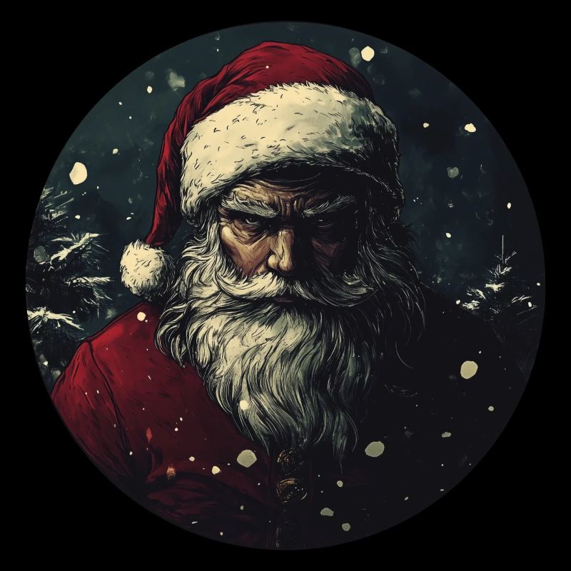 Le Père Noël déterminé